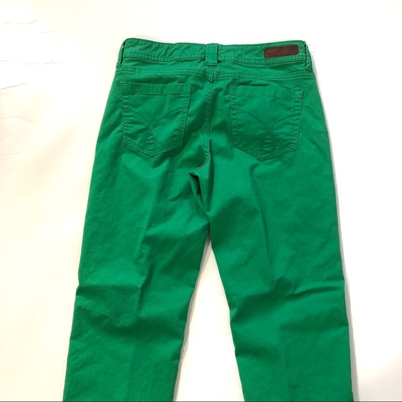 Calvin Klein Jeans Green Skinny Crop Jeans - Picture 6 of 8